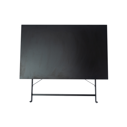 Mesa rectangular plegable de metal de 110 * 70 cm